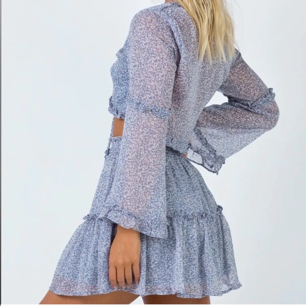 Princess Polly Caylan Set in Blue Size 4 - Picture 4 of 10